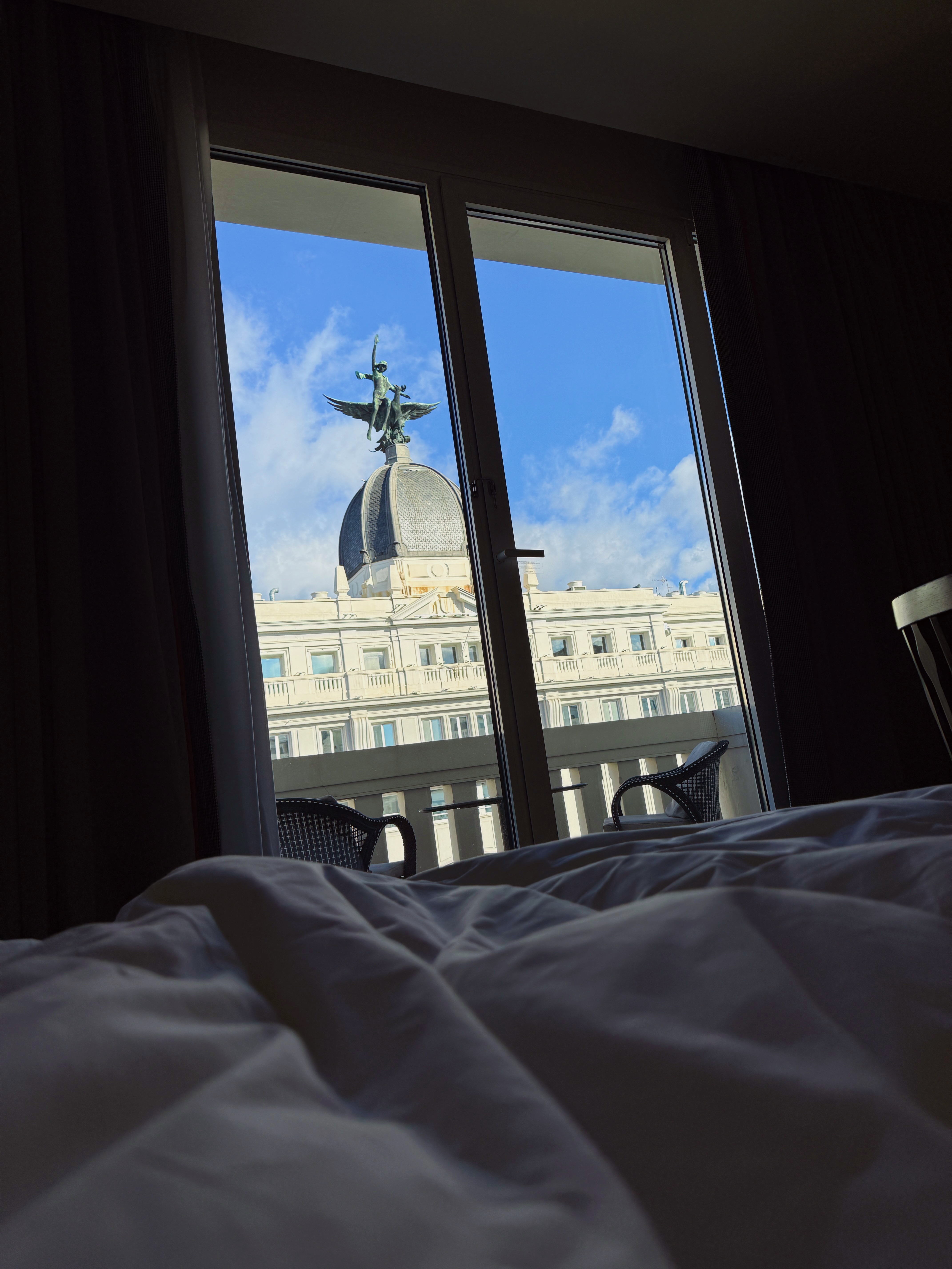 Madrid modernist boutique hotel bedroom